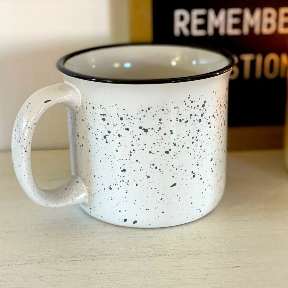 FALL MUG 🍁🍂 Flannels Fall Boots ~ Ceramic Coffee Mug NWT🤎